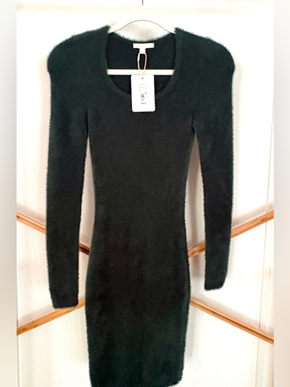 Winter Sweater Dress Soft and Stretchy Forest Green